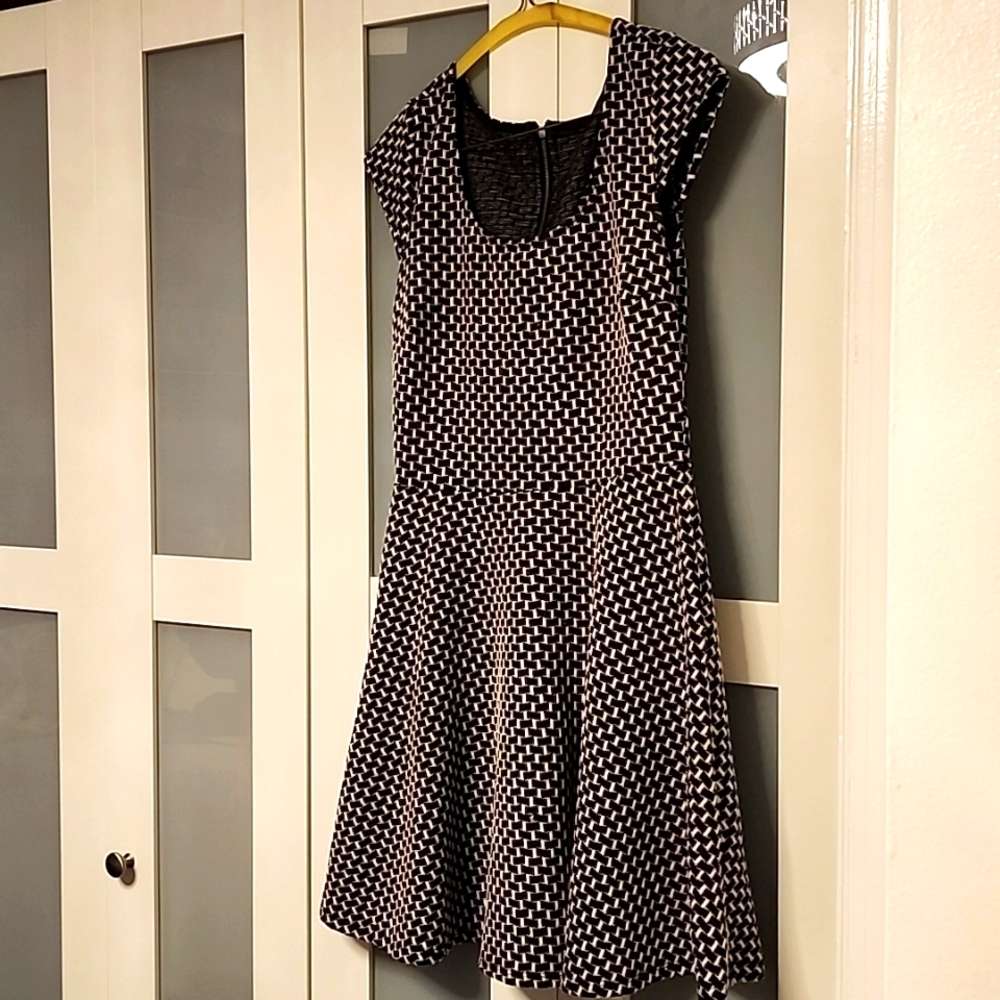 All Season GoTo Dress black & white skaterskirt style